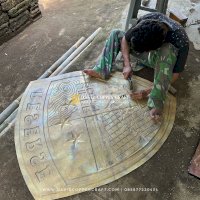 Galeri David Copper Craft Pengrajin Logo Bahan Kuningan