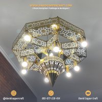 Galeri David Copper Craft Lampu Maroko Kuningan