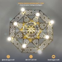 Galeri David Copper Craft Lampu Maroko Kuningan
